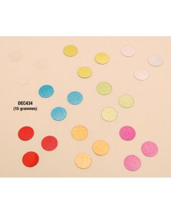 Confetti de forme ronde de couleur