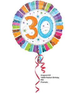 Ballon hélium Anniversaire 30 ans