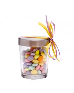 Pot Verre Droit Couvercle Zinc