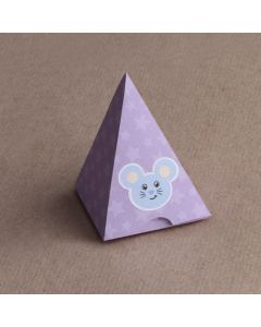10 contenants à dragées pyramide souris