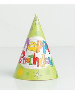8 chapeaux de fête Birthday Glee