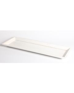 Plateau rectangulaire blanc N°2