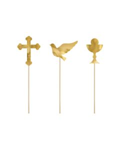 Cake topper première communion x 6