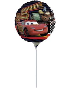 Petit ballon hélium Cars avec bâton