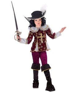 Déguisement fille Mousquetaire - Taille 10 ans