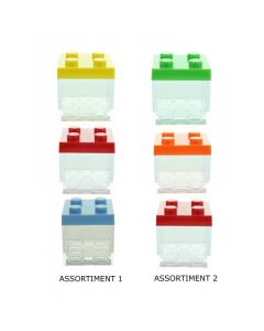 Contenant Dragées Lego Multicolore x3