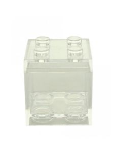 Contenant Dragées Lego Transparent x1