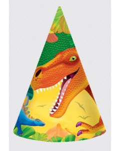 Chapeaux pointus anniversaire "Jurassique"