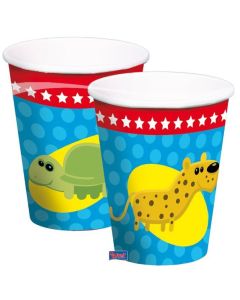 Gobelets Animaux - x8