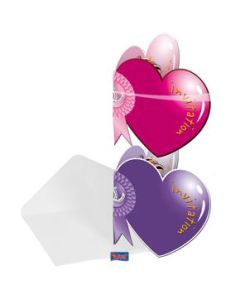 8 cartes d'invitation anniversaire - Chevaux