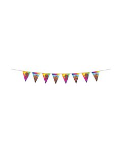 Banderole drapeaux anniversaire indien