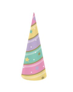 8 X Chapeau Licorne Rainbow