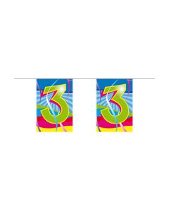 Guirlande d'anniversaire -  3 ans