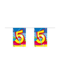 Guirlande d'anniversaire - 5 ans