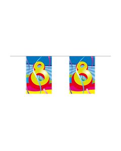Guirlande d'anniversaire - 8 ans