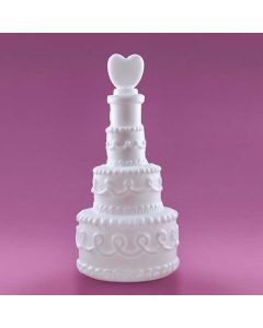 24 Bulles de Savon Mariage Gateau Coeur