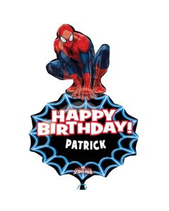 Ballon helium Spiderman Joyeux Anniversaire