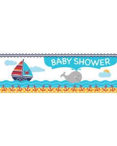 Bannière Baby Shower thème mer