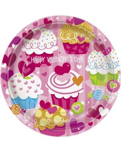 Assiettes GM - Happy Valentine's Day - x8