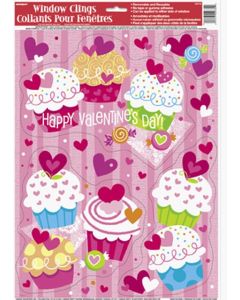 Collants pour fenêtres - Happy Valentine's Day