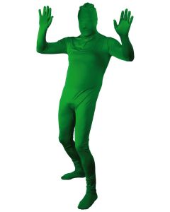 Costume adulte seconde peau vert - Taille M