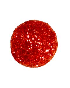 boule paillettes rouge