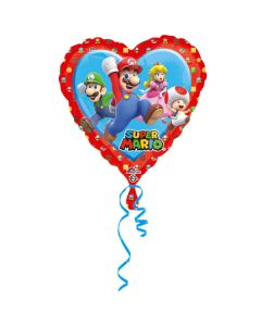 ballon helium coeur super mario