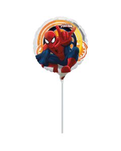 Petit ballon hélium Spiderman rond