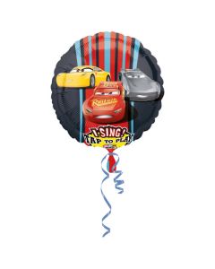 ballon helium musical cars 3