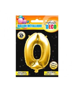 ballon chiffre 0