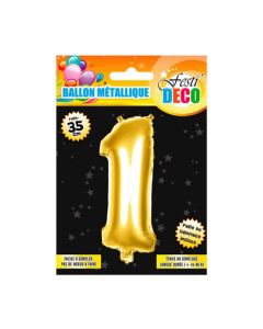 ballon chiffre 1