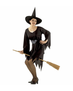 Costume femme sorcière noire - Taille S