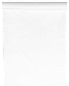 Chemin de table brillant-mat blanc - 30 cm x 5 m