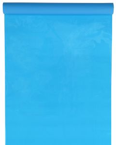 Chemin de table brillant mat turquoise - 30 cm x 5 m
