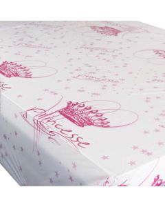 Nappe plastique Princesse Rose