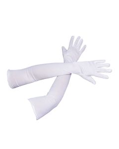 Gants longs blanc 56 cm