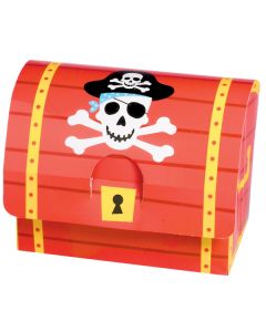 8 boîtes en carton coffre fort de pirate