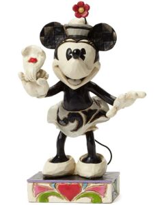 Figurine de collection Minnie noir et blanc - 2