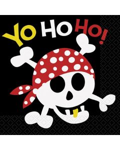 16 serviettes de table Pirate Yohoho
