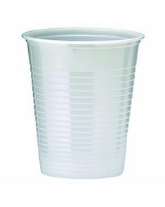 80 Gobelets en plastique blanc – 20 cl