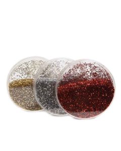 paillettes rouge or argent