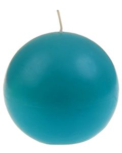 Bougie ronde turquoise