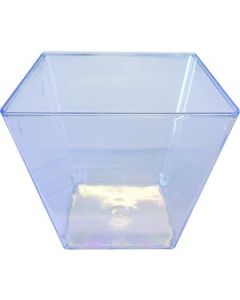 Coupelles carrées en plastique