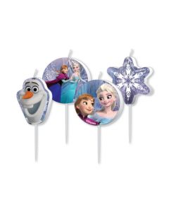 4 bougies Reine des neiges