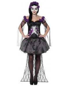 Costume señorita jour de la mort - Taille M