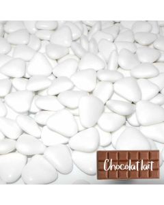 1kg Dragées Chocolat Lait Coeur