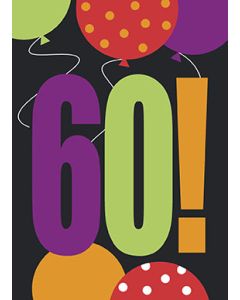 8 invitations 60 ans