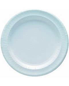 12 assiettes en carton blanches – 29 cm