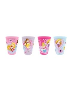 4 Verres en plastique Princesses Disney à petit prix