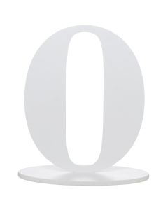 Marque-table chiffre 0